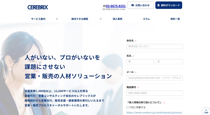セレブリックス公式サイト